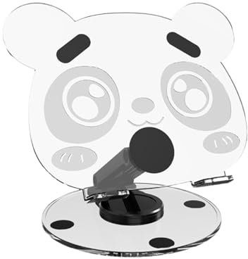 Drehbarer Handyhalter, faltbarer Handy-Ständer, Bären-Telefonständer, transparenter Acryl-Telefonständer, Desktop-Telefonhalterung, Bären-Muster, Wiege Dock für Smartphones und Tablets
