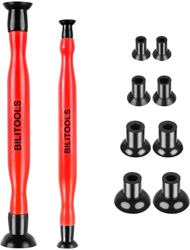 BILITOOLS Ventil Einschleif Set mit 8 Saugnäpfen in 4 Größen, Auto & Motor | Ventileinschleifwerkzeug Kann in Kombination mit Ventilschleifpaste Verwendet, Saugnäpfen(1,6 cm, 2 cm, 3 cm, 3,6 cm)