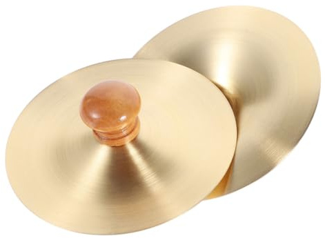 UPKOCH Mini Kupferhand-Becken 2.76 Zoll Traditionelle Fingerzimbeln Ethnisches Percussion-Instrument Für Tanzaufführungen Rhythmus Und Feierlichkeiten