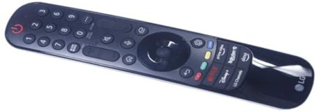 LG Télecommande d'origine MR-24GA Télévision AKB76045003 Télévision AKB76045003 | Bluetooth commande vocale commande par souris recherche vocale touches de streaming