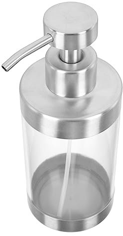VALICLUD Pumpflasche Leer Aus Edelstahl Tragbare Lotionflasche Für Shampoo Kreative Haushaltsflasche Mit Pumpe Robuste Und Langlebige Flasche
