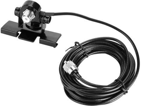 Durlo Soporte de antena para coche, fácil instalación, cable de extensión de 5 m para cualquier vehículo