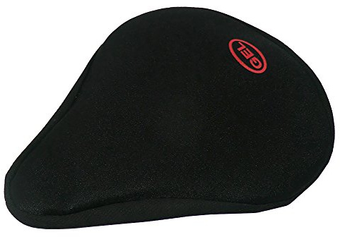 Cucuba® FAHRRAD GROß SATTELÜBERZUG SATTELDECKE SATTELBEZUG MIT GEL GEFÜLLT FARBE SCHWARZ - GESCHENKIDEE