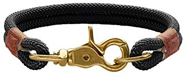 HUNTER OSS Hundehalsung, maritim, nautisch, S-M, schwarz