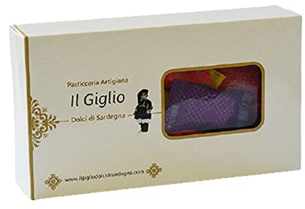 SOSPIRI – Praline Artigianali della tradizione Sarda con mandorle e canditi - Pasticceria Artigiana Il Giglio Dolci di Sardegna - Confezione rigida riciclabile 350 grammi