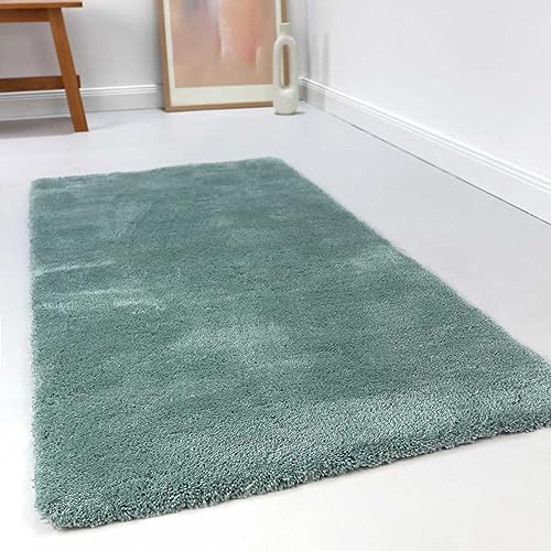 Wecon Home relaxx getufteter Hochflorteppich, 70 x 140 cm, mintgrün