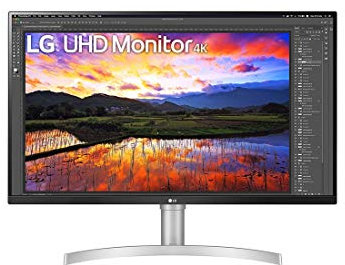 LG Ultrafine™ 32UN650P-W Ecran PC 4K 32 - Dalle IPS résolution UHD 4K (3840x2160), 5ms GtG 60Hz, HDR 10, DCI-P3 95%, AMD FreeSync, inclinable, réglable en Hauteur, Haut-parleurs