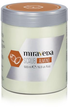 Miraveda by Italwax Gommage Amande 500ml – Avec de l'huile de coco et d'amande – Idéal pour le soin des mains