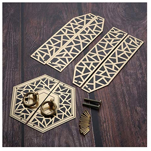 Türklopfer 1Set Möbel Kupferarmaturen Schrank Griff Türgriff Runde Türplatte von Vintage Kleiderschrank