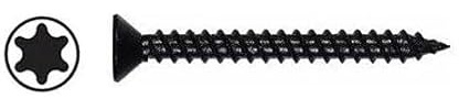 Spanplattenschrauben - Edelstahl Schwarz 5 x 45 mm (50, 5 x 45)