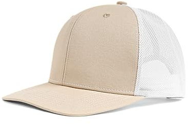 Zylioo M/L/XL/XXL Chapeaux de camionneur pour grandes têtes, casquette en maille snapback 2 tons, grande casquette de sport d'été, casquette de course surdimensionnée et respirante