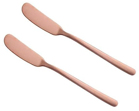 PartyKindom per in Acciaio Inossidabile 304 Set 2 Pezzi per e Utensile Versatile per Decorare e Spalmare Adatto per Ristoranti e Catering