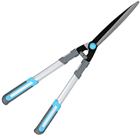 Garden Hedge Shears Gardening Tools Carbon Steel Sharp Blades Ergonomic Comfortable Handle for Trimming Borders Boxwood and Bushes