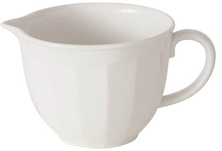 BOLTZE Rührschüssel BLANC weiß aus New Bone Keramik 2000ml Geschirr Landhausstil