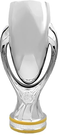 JHRFU Trophée des Champions De La Super Cup d'europe Trophées De League Supercup Objets De Collection pour Supporters De Football Décoration De Table pour La Maison Le Bar Ou Le Bureau,6.3inch/16cm