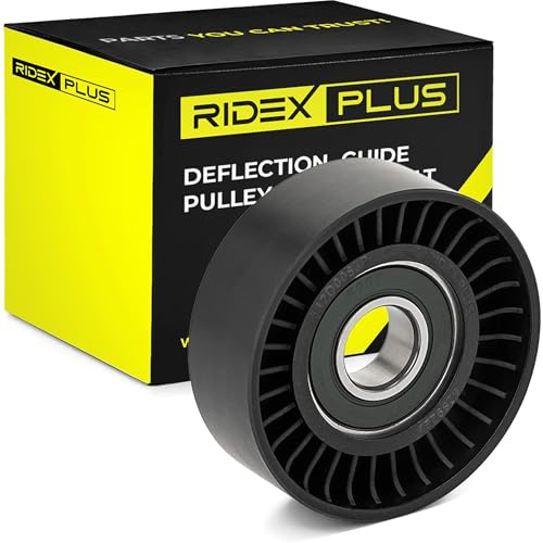 RIDEX PLUS 312D0083P Umlenk- / Führungsrolle Keilrippenriemen Kompatibel mit VW Golf 4 Schrägheck 1J1 K04668509AC 1352451 K04668509AB