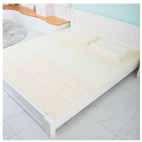100% Natur-Latex Matratze,Kompression Und Keine Verformung, Wabenporenbelüftung, Weich Und Bequem,Naturkautschuk Matratze,3in,120x190cm(47x75in)