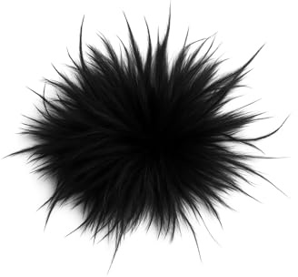 stylx Feder Brosche - Damen Fluffy Straußenfeder Anstecker Vintage Stil Hutaccessoire Braut Hochzeit Party Fasching Haarclip Fascinator für Blazer Kleid Jacke – Boho Blumen Design