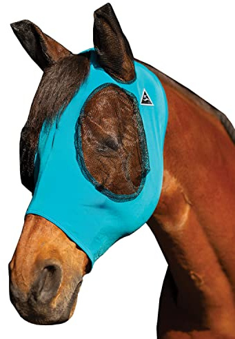 Professional's Choice Comfort Fit Fly Mask | Pacific Blue