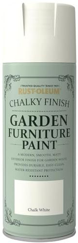 Rust-Oleum AE0549400UK Spray Paint, Chalk White, 400 ml, Packaging may vary (Pack of 1)