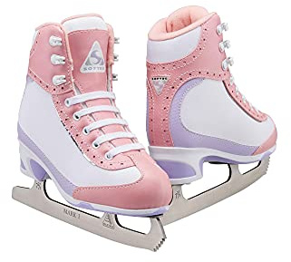 Jackson Ultima Softec Vista ST3201 Figure Ice Skates for Girls/Color: Pink, Size: Youth 1