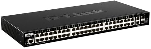 D-Link DGS-1520-52 commutateur réseau Géré L3 10G Ethernet (100/1000/10000) 1U Noir