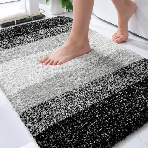 OLANLY Bathroom Rugs Mat 30x20, Extra Soft Absorbent Microfiber Bath Rugs