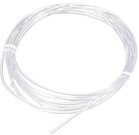 MECCANIXITY PMMA Câble fibre optique phosphorescente latérale 2 mm 3 m pour guide de lumière LED dans la maison, l'hôtel