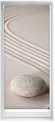 Blindecor Tenda a rullo con stampa Zen Blackout Easyfix, 60 x 150 cm
