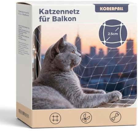 Rete per Gatti Balcone, Rete Balcone Gatto 10 x 3 m, Rete Anti Uccelli, anti piccioni, Rete Gatti，Colore Trasparente, Tenacia Nuovo Materiale Antietà, Protezione Piscina, Maglia Quadrata