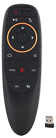 DollaTek PC Remote Control Air Mouse 2.4GHz Wireless Remote with Voice Gyroscope Function for Google Android TV Box Smart TV PC HTPC Raspberry Laptop Presentation