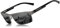 KINGSEVEN Mode Photochrome Sonnenbrille Männer Frauen Polarisierte Piloten-Sonnenbrille Quadratische Blendschutz-Fahrbrille UV400 (Pistole Grau)