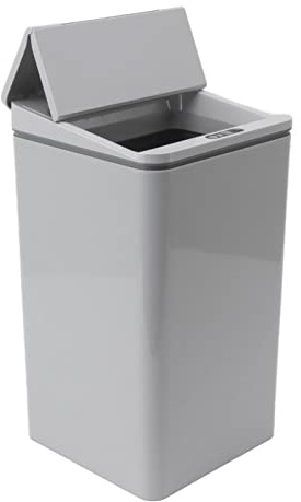 Focket Mini Poubelle avec Couvercle, USB 9L avec Capteur Intelligent, Poubelle Automatique, Poubelle de Comptoir sans pour Bureau, Chambre, café, Salle de Bain, Salon,