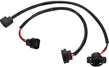 2pcs 5202/H16 PVC Maschio a Femmina Cablaggio Adattatore Connettore Cavo Universale Per Fari Fendinebbia Auto 12V-24V