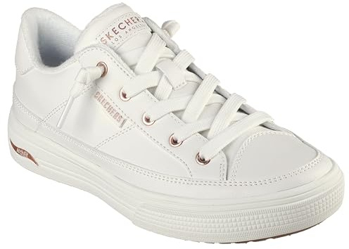 Skechers Women's Arch FIT Arcade ON My Way Sneaker, White, 5.5 UK