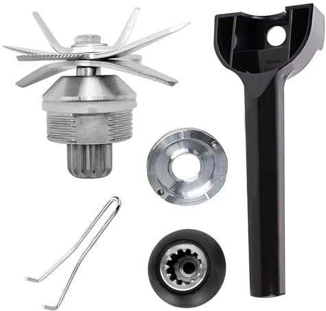8 Klingen Blender Wet Blade Assembly with Wrench Drive Socket Removal Tool Kit Replacement Parts for 5200 Series Blender Mixer 1,814.4 g and 907.2 g Containers