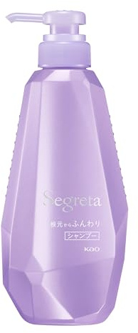 Kao Segreta Champú Volumizante – Root Lift & Fullness – For Fine or Flat Hair – Fabricado en Japón – 430 ml