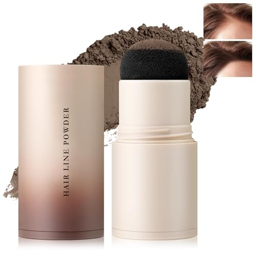 Boobeen Hairline Powder Stick, Retoque de Raíz de Cabello, Contorno de Sombra Impermeable para Mujeres y Hombres para Cabello Ralo