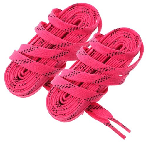 Supvox 1 Paar Schnürsenkel Für Turnschuhe Weiße Schuhe Schlittschuhabdeckungen Schwarze Turnschuhe Schlittschuhsauger Männerschuhe Rollschuhe Skate-Spitze Schuhe Männer Wachs Rosy