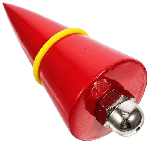 STOBOK Plumb Bob Wire Hammer 300g Solid Vertical Hammer Measuring Tool 12m Line for Construction Site Hanging Wire Alignment Random Color