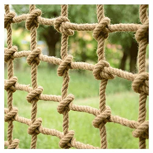 Children Climbing Frame Net, Rope Netting Climbing Cargo Net Playground Kids Child Rock Ladder Wall Hammock Tree House Playset Swingset Dia 10mm Grid size12cm(Size:1x1m(3.28X3.28ft))(1x3m)