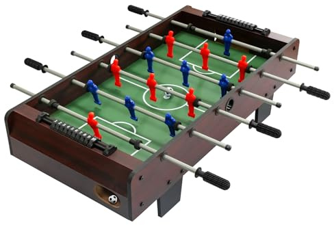 36 Inch Tabletop Foosball Game Set, Table Football, Tabletop Football Games, Durable Soccer Kit for Adults, Children, Families and Playrooms, Easy to Store