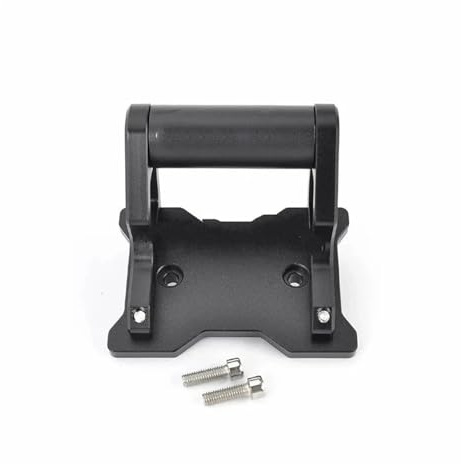 Isctxh Porta Cellulare Moto Supporto Per Telefono GPS In Alluminio CNC Per 450MT 450 MT 2024 2025, Per Navigazione, Nuova Staffa Di Estensione(Nero)