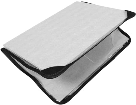 MOLUCKFU Tapete Plegable para Rompecabezas 500 Piezas con Cubierta Antipolvo Tablero de Fieltro Resistente Humedad Alfombra Gruesa y Portátil para Organizar y Guardar Rompecabezas Gris