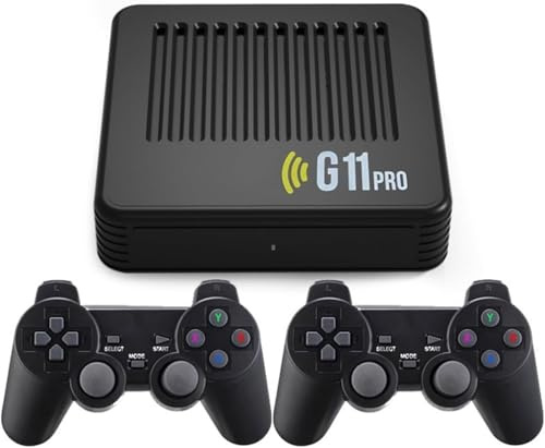 Game Stick rétro Micmetago pour TV, Console 4K virale, 2 manettes sans Fil, idéale TikTok Reels, soirées Gaming Entre Amis Plug & Play (128GB)