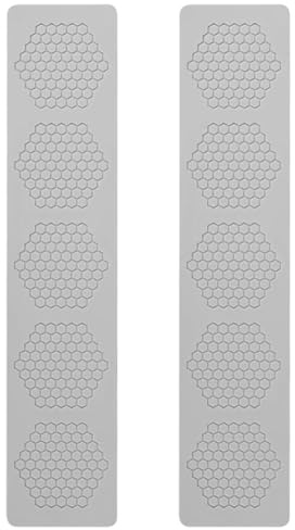 2Pcs Honeycomb Molds,Silicone,Baking Mold, Perfect Fondant Moulds & Tuille Moulds Silicone, Non-Stick Honeycomb Embossing Mat for Cake Decorating, Chocolate, Jelly