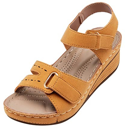 Ortopediska damsandaler, tofflor, öppen tådel, tofflor med låg kilsula, sommarskor, fiskmun strandskor, eleganta vintage, romerska sandaler, mjuka, bekväma damsandaler