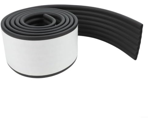 Water Pipe Lagging Foam Insulation Tape 2m x 8cm Outdoor Pipe Wrap Anti Freeze Sleeve for Central Heating Air Con Pipe Cover Noise Reduction DIY Winter(Black)