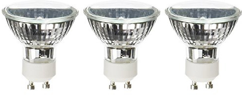 Anyray (3)-Bulbs Compatible Replacement Bulb for Wax Warmer 120V 25W GU10 GZ10+C