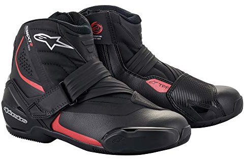 Alpinestars motorcykelstövel för män, Träkol neon kor, 42 EU